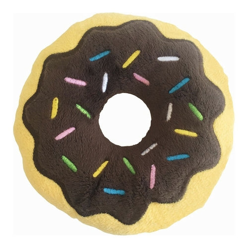 Soft toy for dogs Gloria 3 x 5 x 14 cm Chocolate Donut Brown - Soft Toys