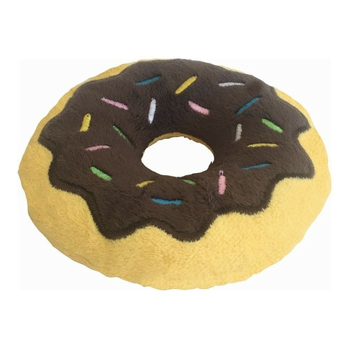 Soft toy for dogs Gloria 3 x 5 x 14 cm Chocolate Donut Brown - Soft Toys