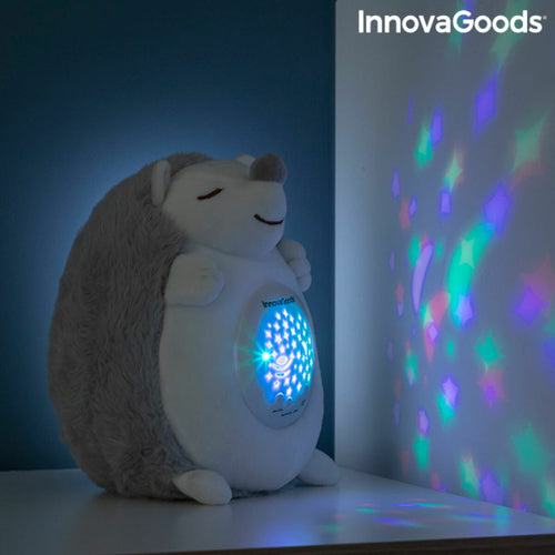 Hedgehog Soft Toy with White Noise and Nightlight Projector Spikey - Soft Toys