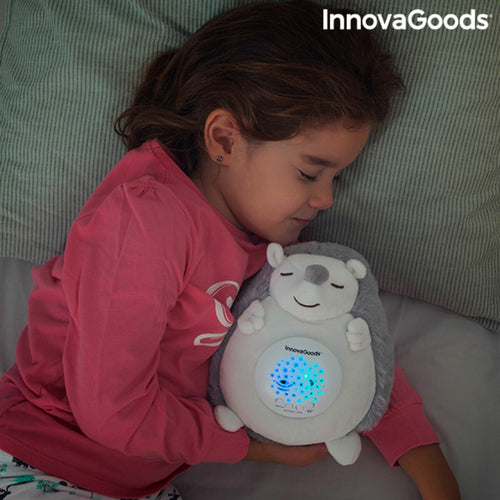Hedgehog Soft Toy with White Noise and Nightlight Projector Spikey - Soft Toys