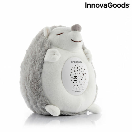 Hedgehog Soft Toy with White Noise and Nightlight Projector Spikey - Soft Toys