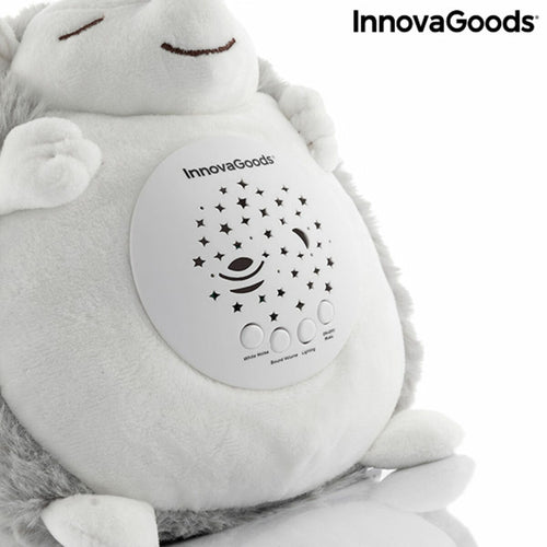 Hedgehog Soft Toy with White Noise and Nightlight Projector Spikey - Soft Toys