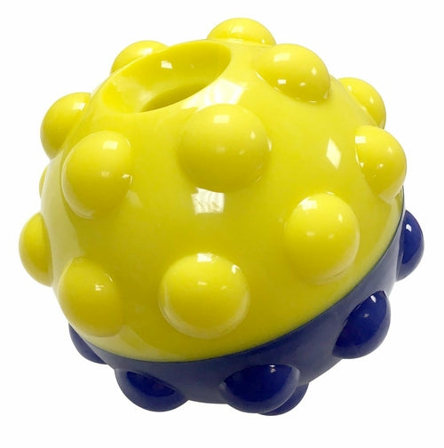 Bumper Treat Ball - Treat Dispensing Toy for Dogs - 3" and 5" - Soft Toys