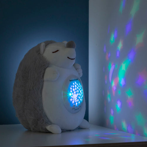 Hedgehog Soft Toy with White Noise and Nightlight Projector Spikey - Soft Toys