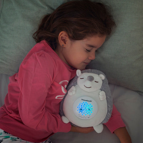 Hedgehog Soft Toy with White Noise and Nightlight Projector Spikey - Soft Toys