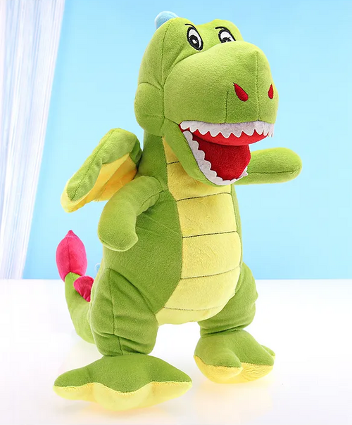 Zoe Dinosaur Soft Toy Green - Height 40 cm - Soft Toys