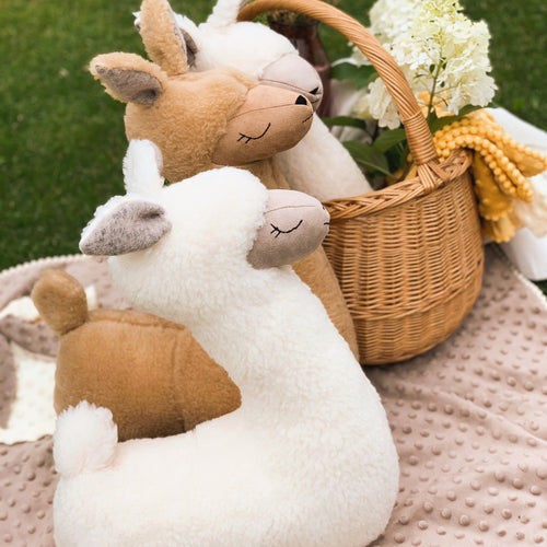 Soft toy-pillow Alpaca, creamy - Soft Toys