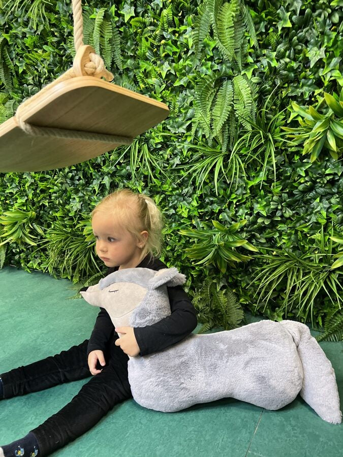 Handmade Wolf Soft Toy Pillow